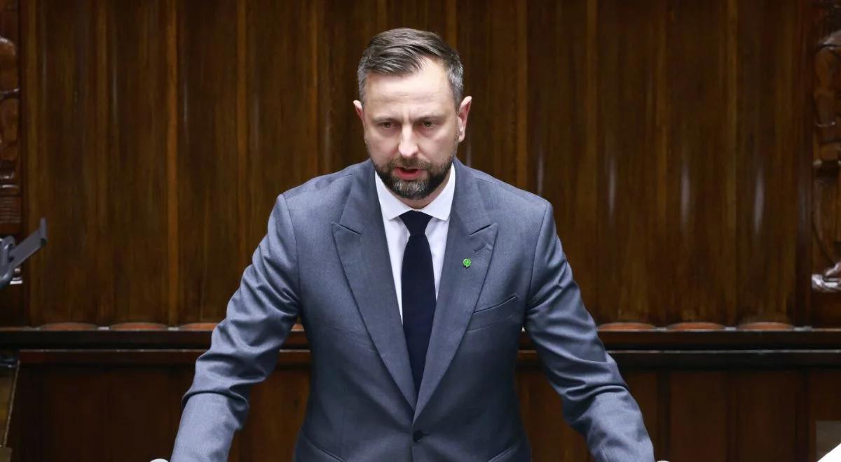 Szef MON w Sejmie o rosyjskich dronach nad Polską. "Tej nocy nie byliśmy sami"