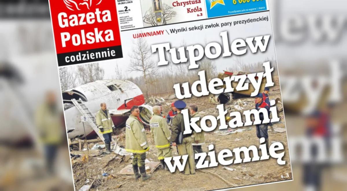 GPC: Tupolew uderzył w ziemię kołami. Polskie i rosyjskie raporty nieprawdziwe?