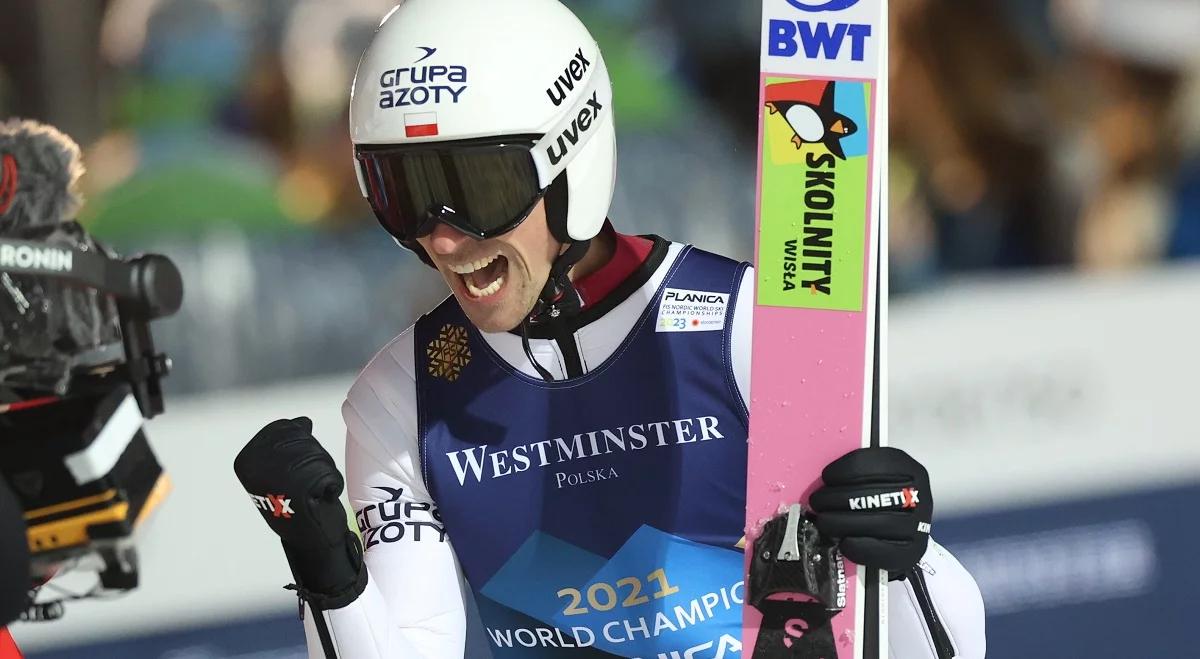 Planica 2023: Piotr Żyła mistrzem świata! Genialny skok w drugiej serii dał mu złoto