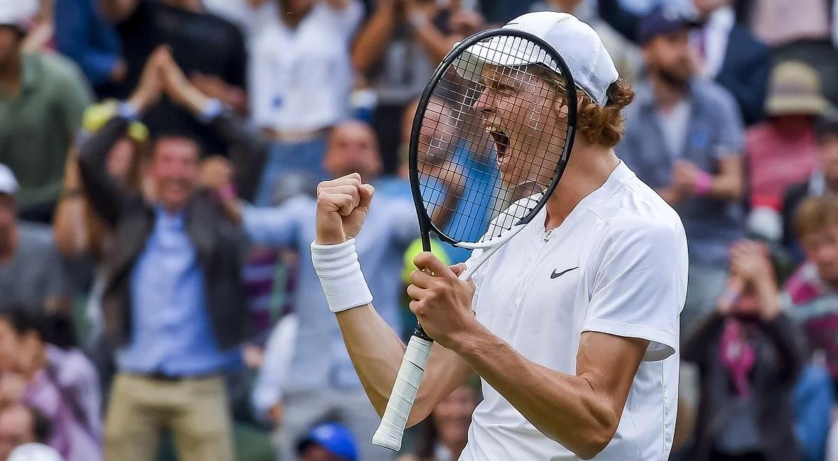Wimbledon 2022: świetny mecz Jannika Sinnera. Carlos Alcaraz żegna się z turniejem