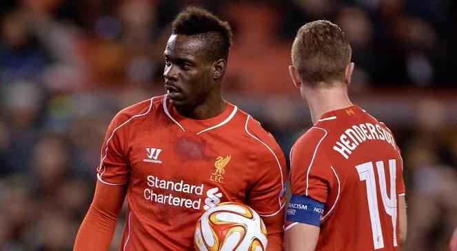 Liga Europy: Gerrard skrytykował Mario Balotellego