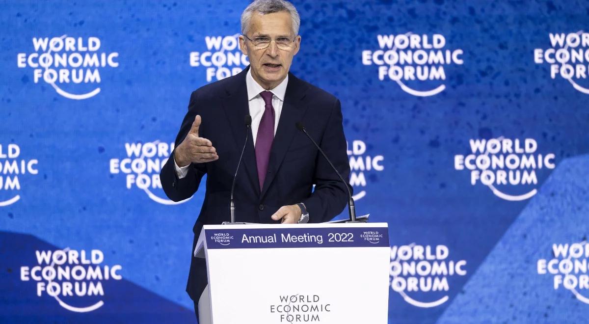 Stoltenberg w Davos: Putin chciał mniej NATO u swoich granic, teraz będzie go więcej