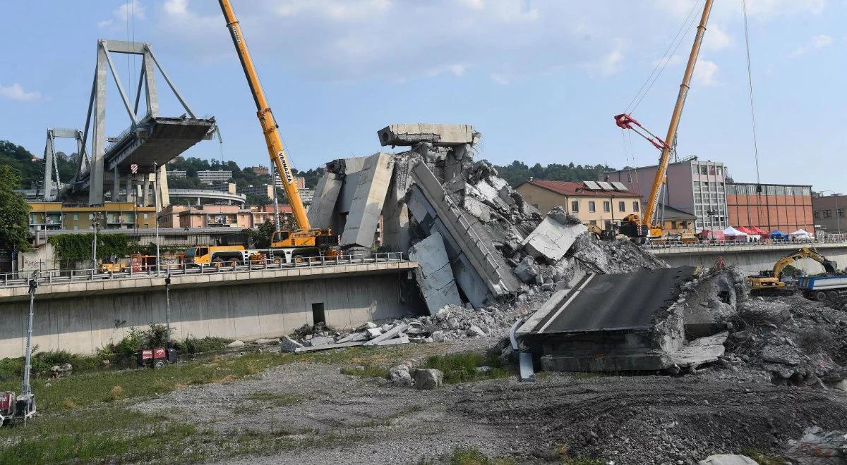 Włochy: mogą runąć pozostałe fragmenty wiaduktu w Genui. Mieszkańcy zagrożeni?