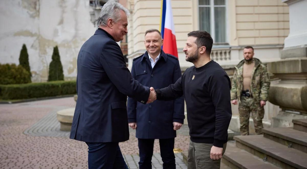 Zełenski dziękuje Polakom i Litwinom za pomoc. "Ukraińcy będą o tym pamiętać"