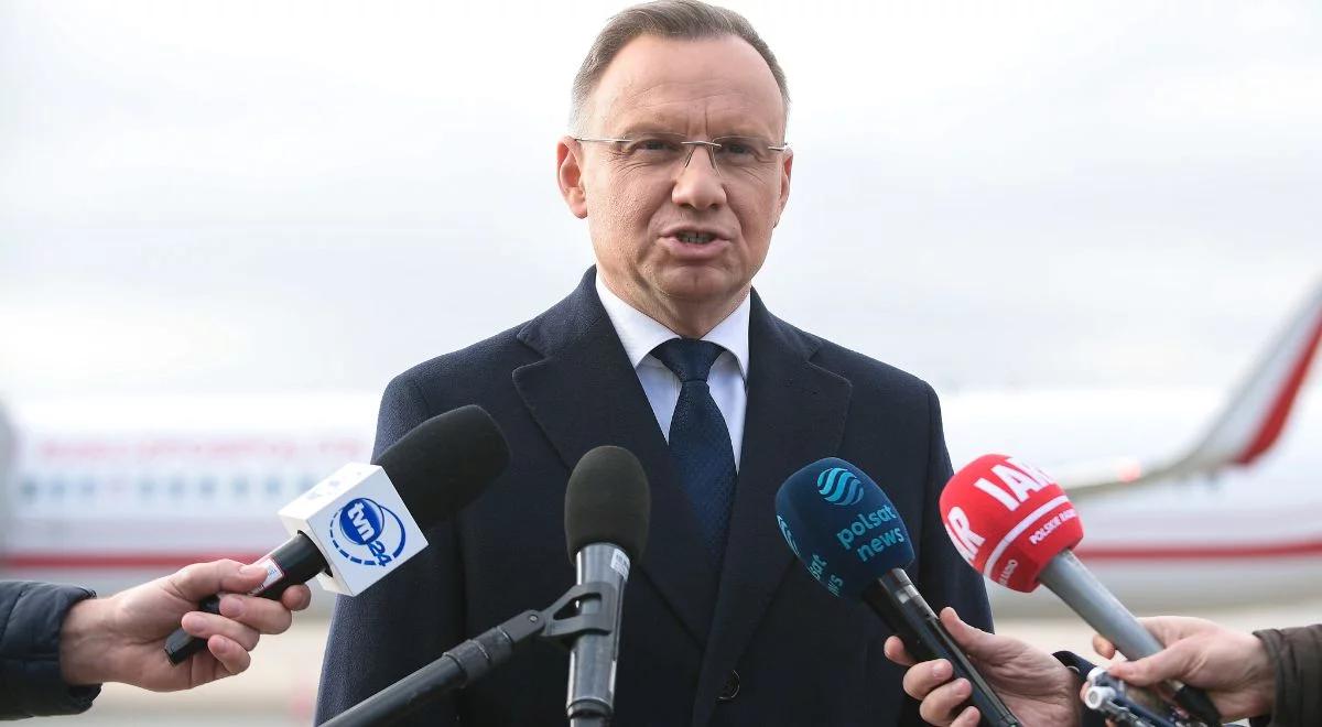 Wizyta prezydenta Polski we Francji. "Bezpieczeństwo - w tej chwili to mój priorytet"