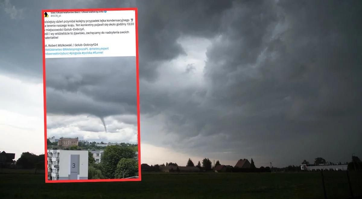 Lej kondensacyjny nad Polską. Mieszkańcy przecierali oczy ze zdumienia