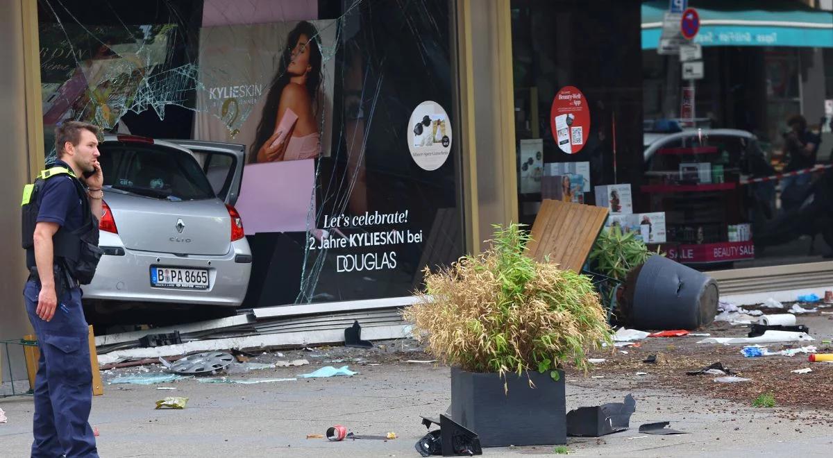 Berlin: samochód wjechał w tłum ludzi. Jedna osoba nie żyje, pięć jest ciężko rannych