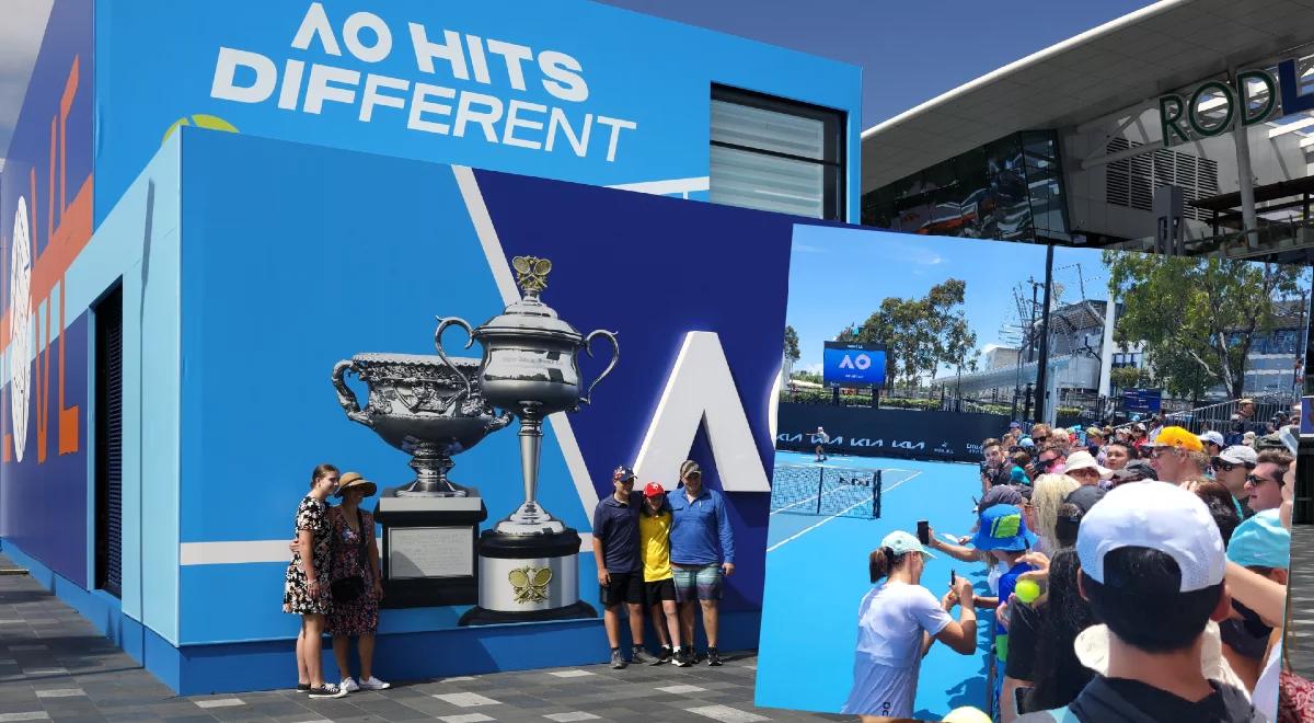 Australian Open: polscy kibice jeżdżą za Igą Świątek. "Nawet udało mi się zrobić zdjęcie"