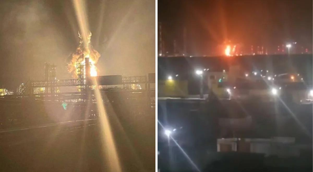 Kiriszy. Nocny atak Ukrainy. Ważna rafineria Rosji w ogniu