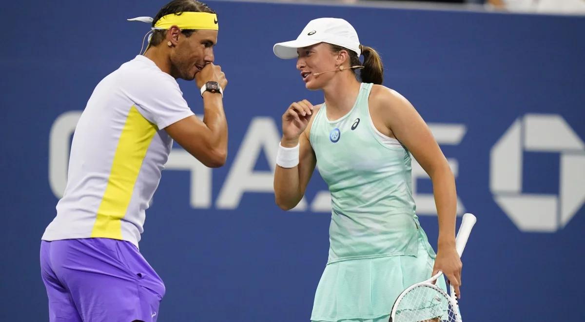 Ponad milion dolarów na pomoc Ukrainie. Iga Świątek i Rafael Nadal stworzyli duet marzeń