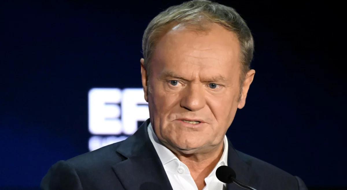Tusk o ataku na siedzibę PO. Nawiązał do słów Bąkiewicza