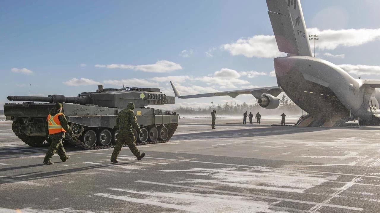 Kanada wspiera Ukrainę. Pierwszy czołg Leopard 2 jest już w drodze