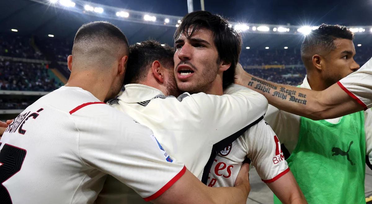 Serie A: Milan wytrzymał presję. Sandro Tonali bohaterem meczu