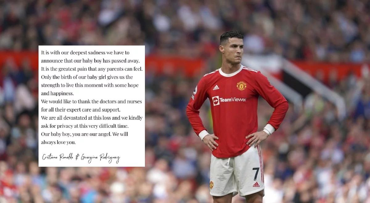 Cristiano Ronaldo przekazał informację o śmierci syna. Poruszający wpis piłkarza