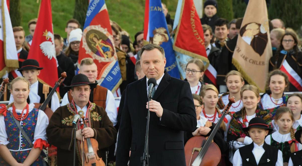 Andrzej Duda: chciałem, by stulecie niepodległości było świętowane nie tylko w Warszawie 