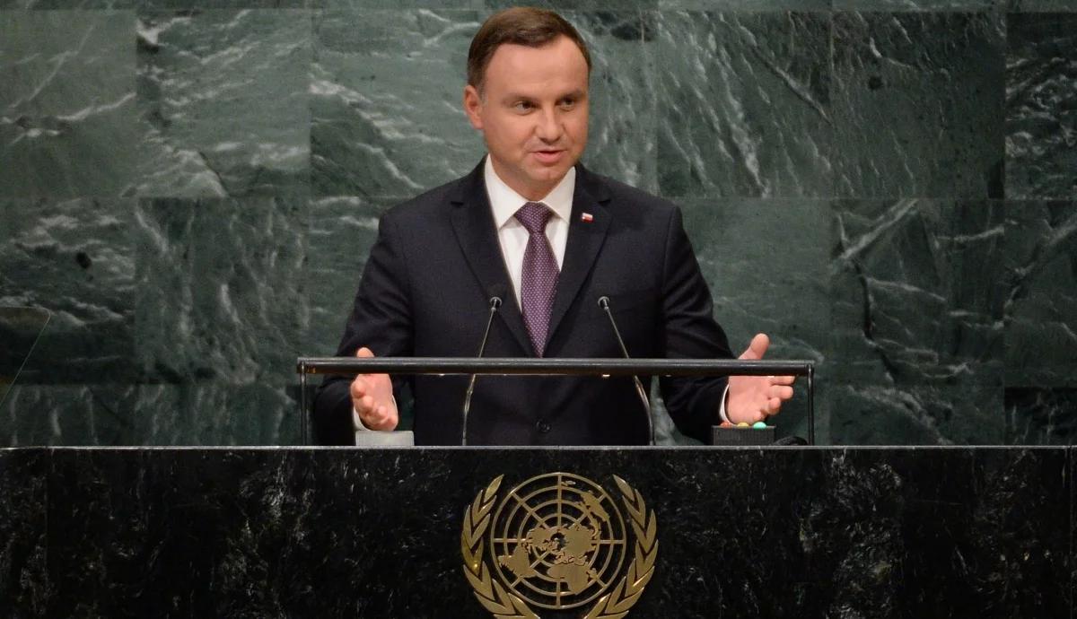 Prezydent na sesji ONZ: są trzy filary zrównoważonego rozwoju