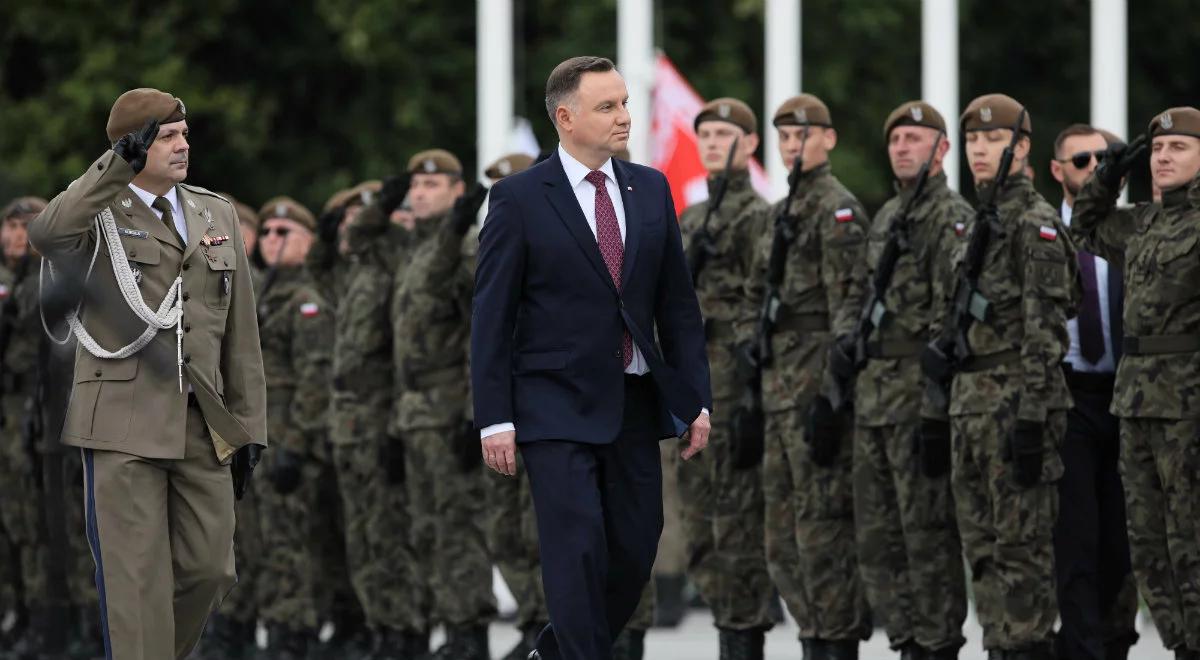 Prezydent do żołnierzy WOT: sprawdziliście się, zasłużyliście na swój sztandar