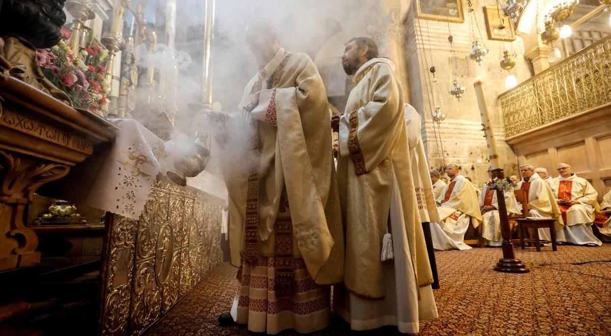 Dziesiątki tysięcy wiernych w Jerozolimie. Przybyli do miejsca zmartwychwstania Jezusa