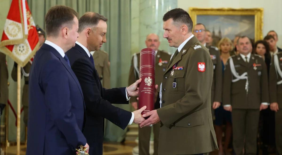 Prezydent Andrzej Duda: generalskie nominacje to splendor i odpowiedzialność