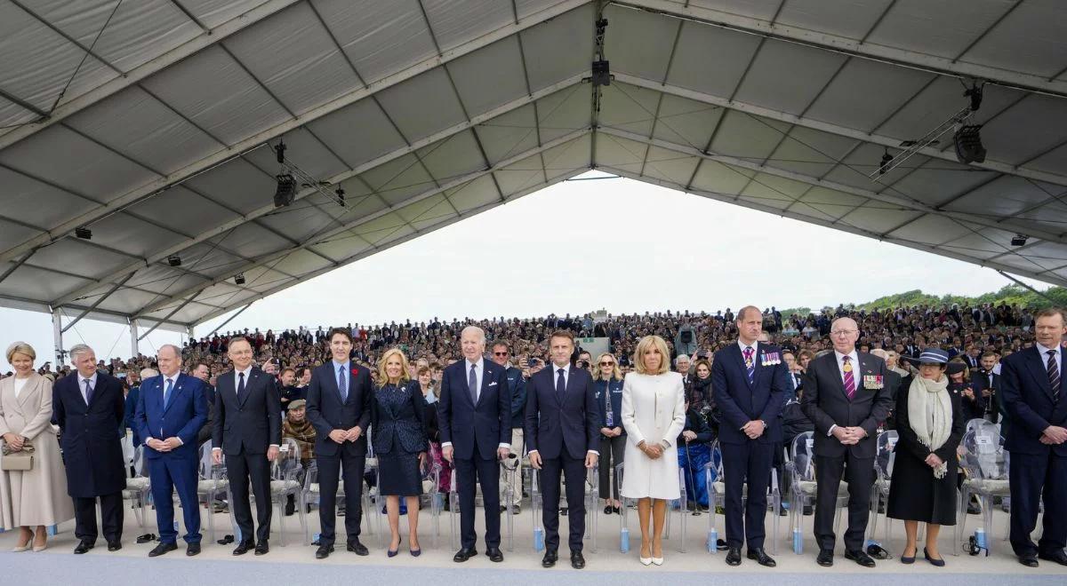 Uroczyste obchody rocznicy D-Day. 80 lat temu alianci wylądowali w Normandii