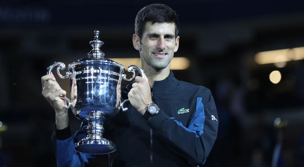 ATP:  lider Djoković poprawił rekord Federera, Hurkacz wciąż 30.