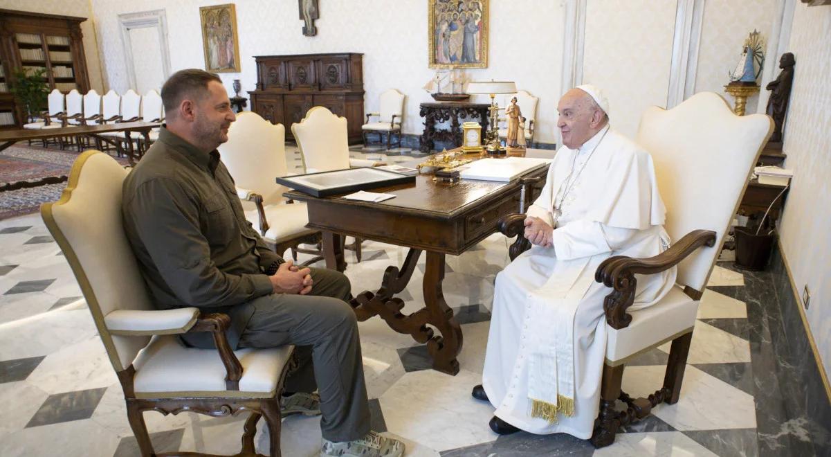 Zaskakujące spotkanie w Watykanie. Papież Franciszek rozmawiał z ukraińskim politykiem