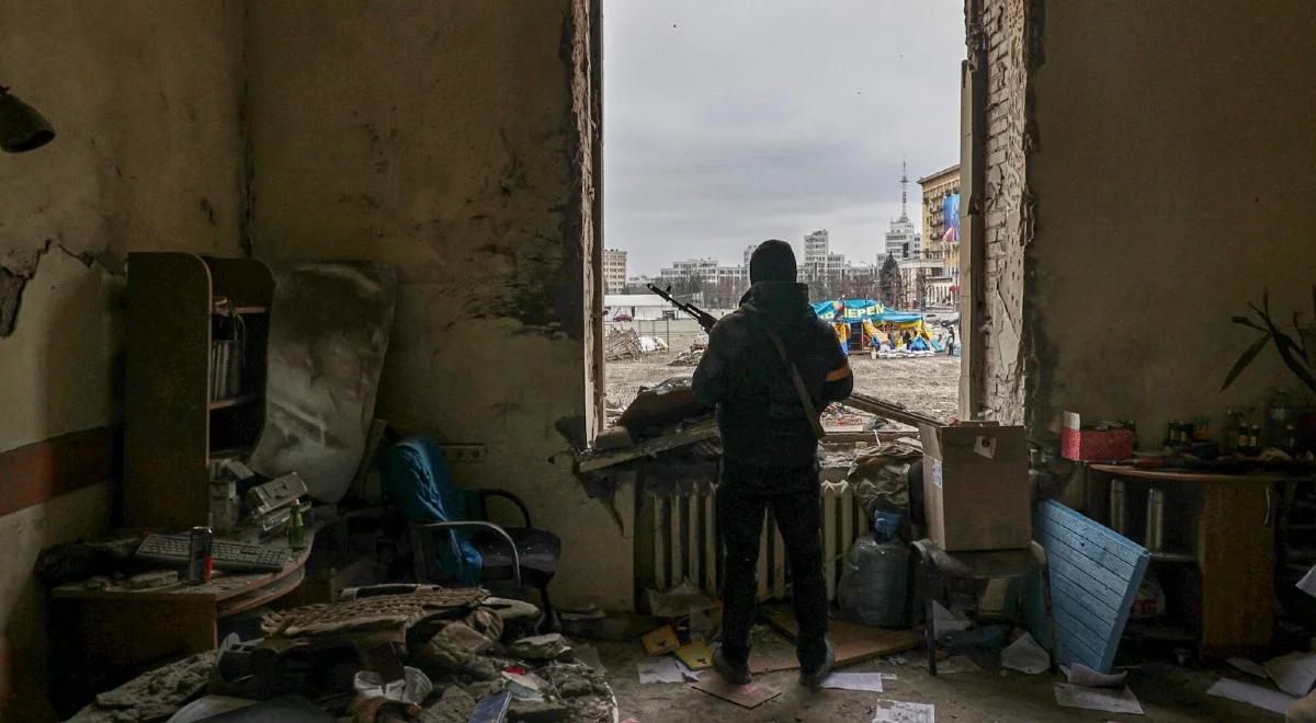 Walki w Charkowie. Ukraińcy odparli atak na szpital wojskowy [ZAPIS RELACJI]