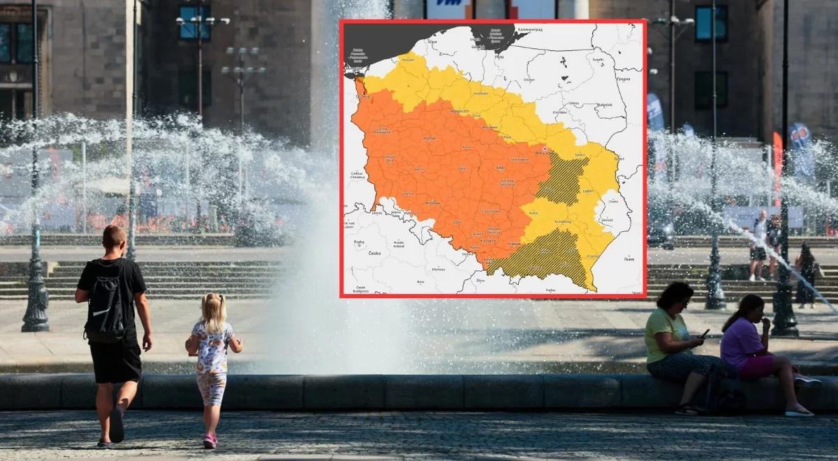 Kulminacja fali upałów w Polsce, najgorsze przed nami. IMGW rozszerza alerty
