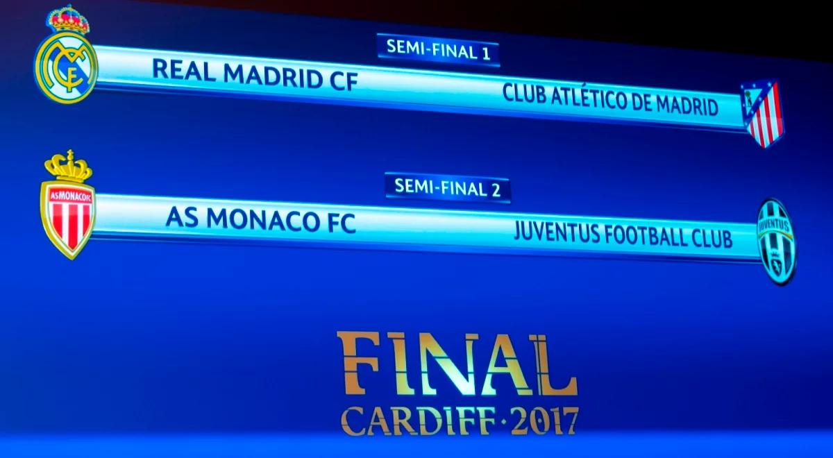 Liga Mistrzów i Liga Europy: Real trafił na Atletico, Juventus zmierzy się z AS Monaco w półfinale LM 