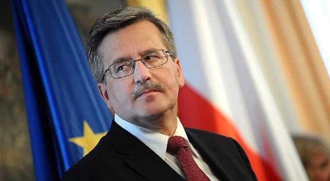 Komorowski: przyjąłem przeprosiny od rzecznika MSZ