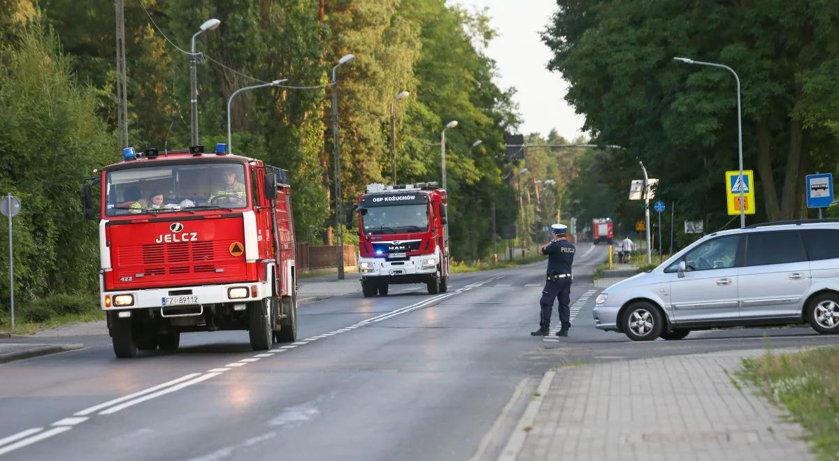 Po ugaszeniu pożaru w Zielonej Górze. Szef lubuskiej PSP: teraz strażacy zabezpieczają teren