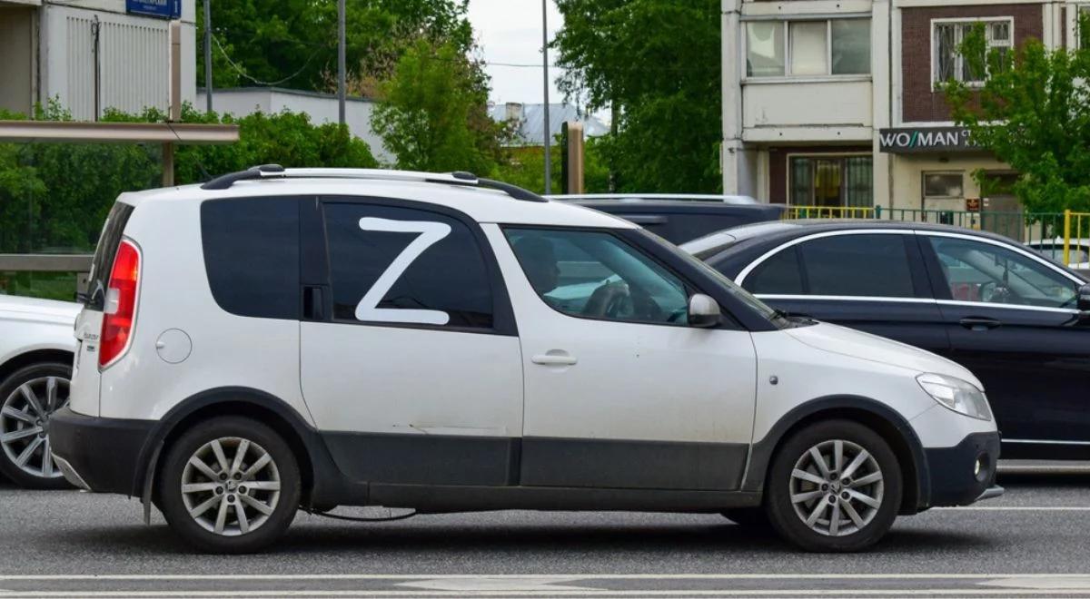 Ukraina zakazuje stosowania liter Z i V na tablicach rejestracyjnych. "Symbole rosyjskiej inwazji"