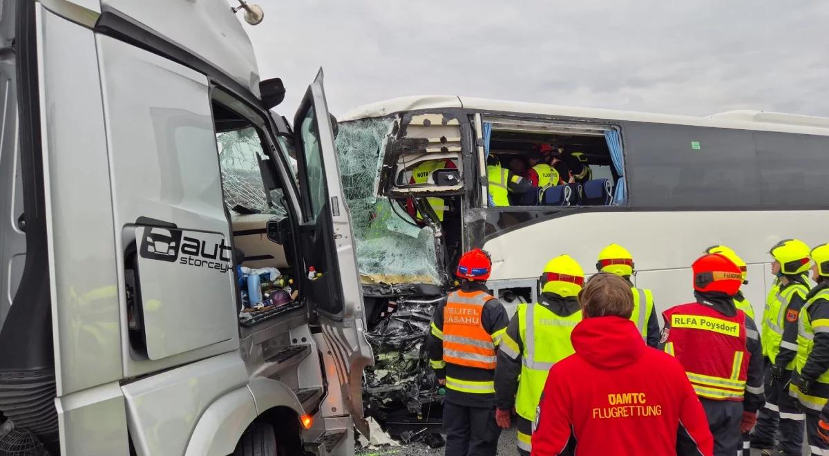 Wypadek polskiego autokaru w Austrii. Są ranni