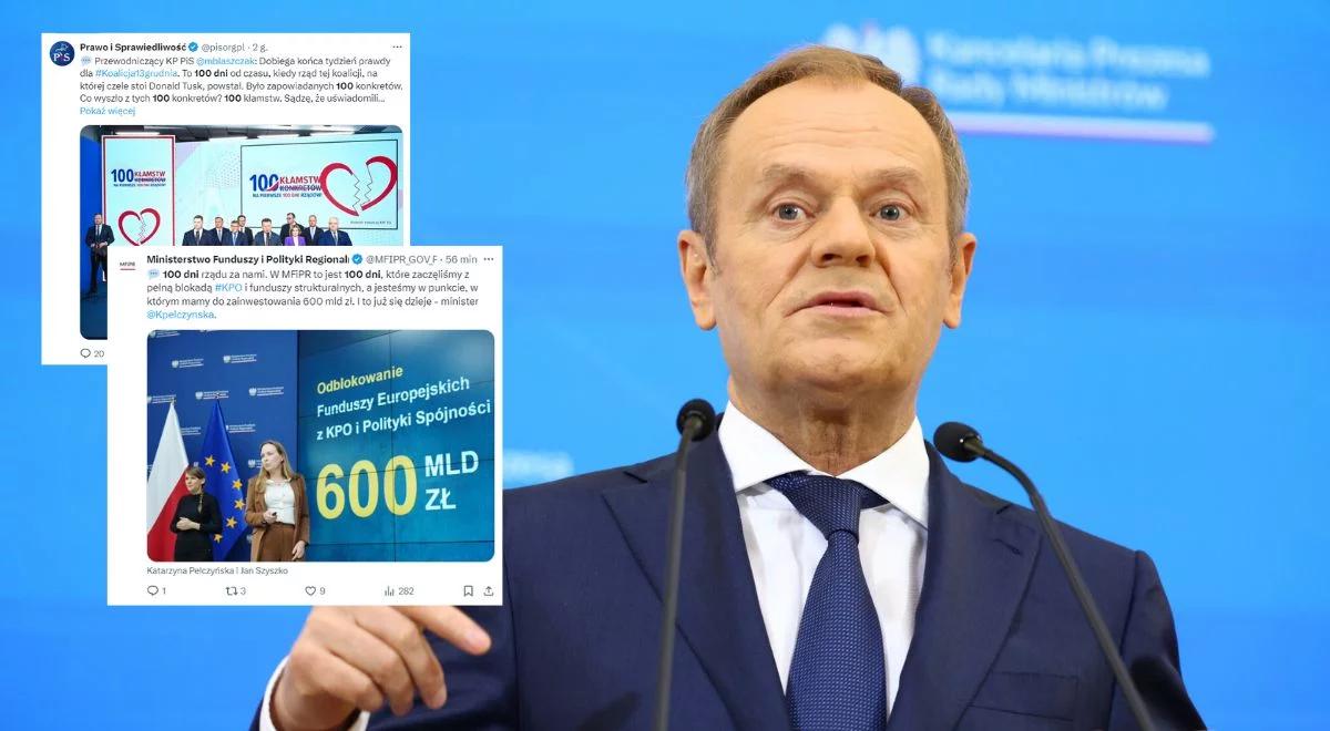 100 dni rządu Tuska. Internet rozgrzany do czerwoności. Polityczne rozliczenia i obietnice