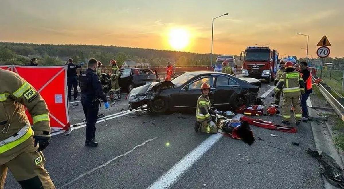 Tragedia pod Ostrowcem Świętokrzyskim. Zginęło pięć osób