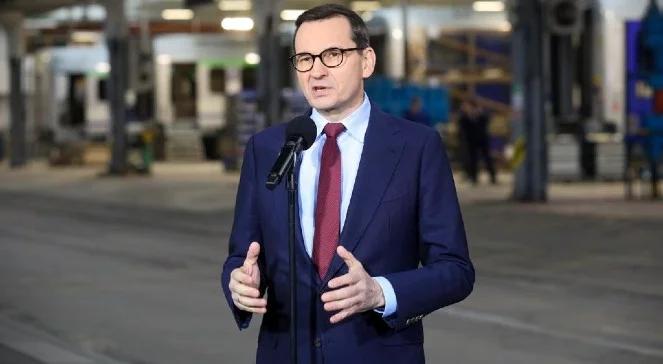 Premier Morawiecki w zakładzie Cegielskiego: Tusk był premierem bezrobocia