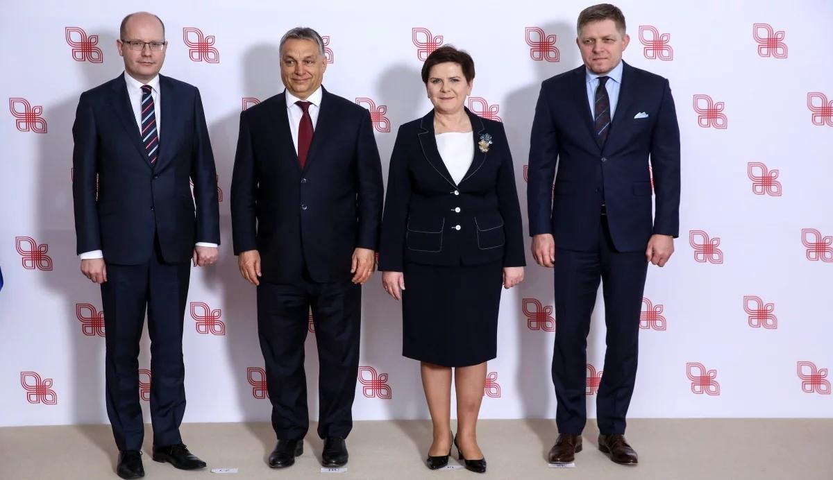Spotkanie premierów państw Grupy Wyszehradzkiej w Warszawie. Rozmowy o Brexicie i przyszłości UE