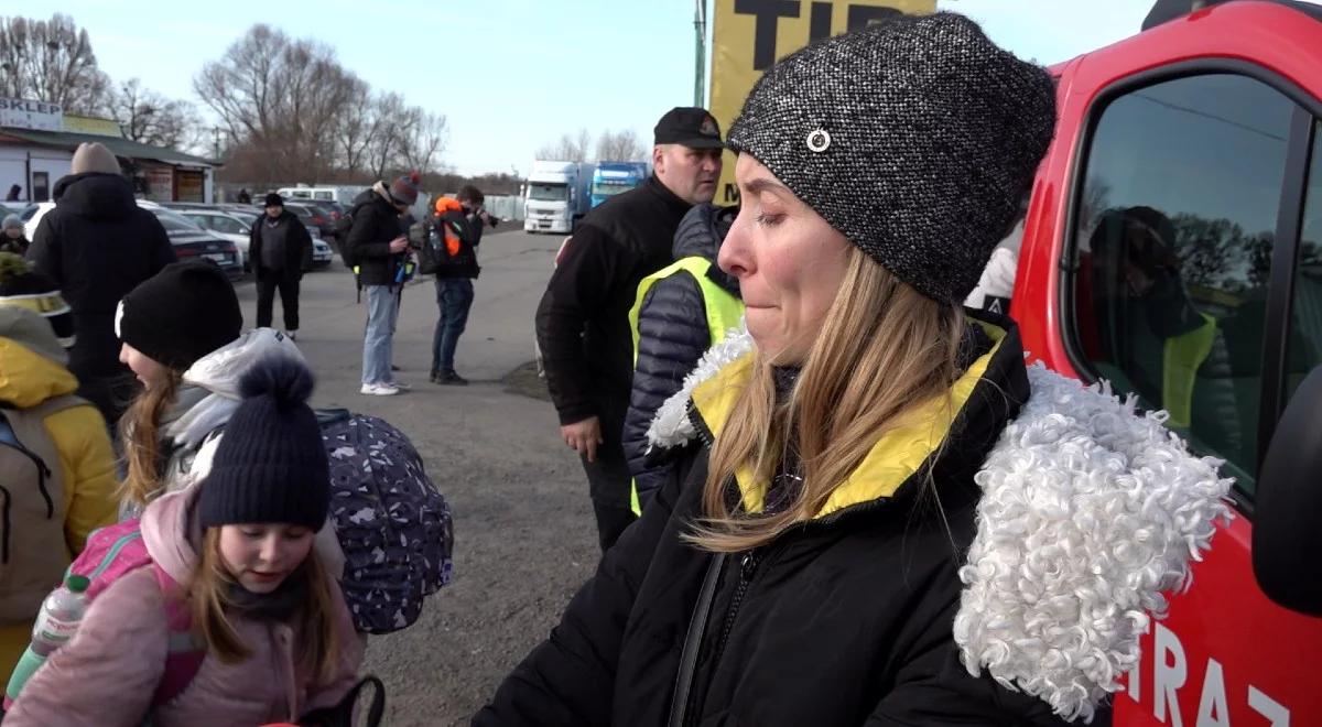 Zabrakło słów. Pozostały łzy. Byliśmy na granicy w Dorohusku