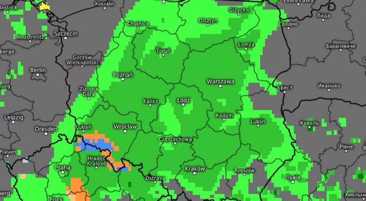 Radar opadów na żywo. Zobacz, gdzie pada deszcz w tej chwili