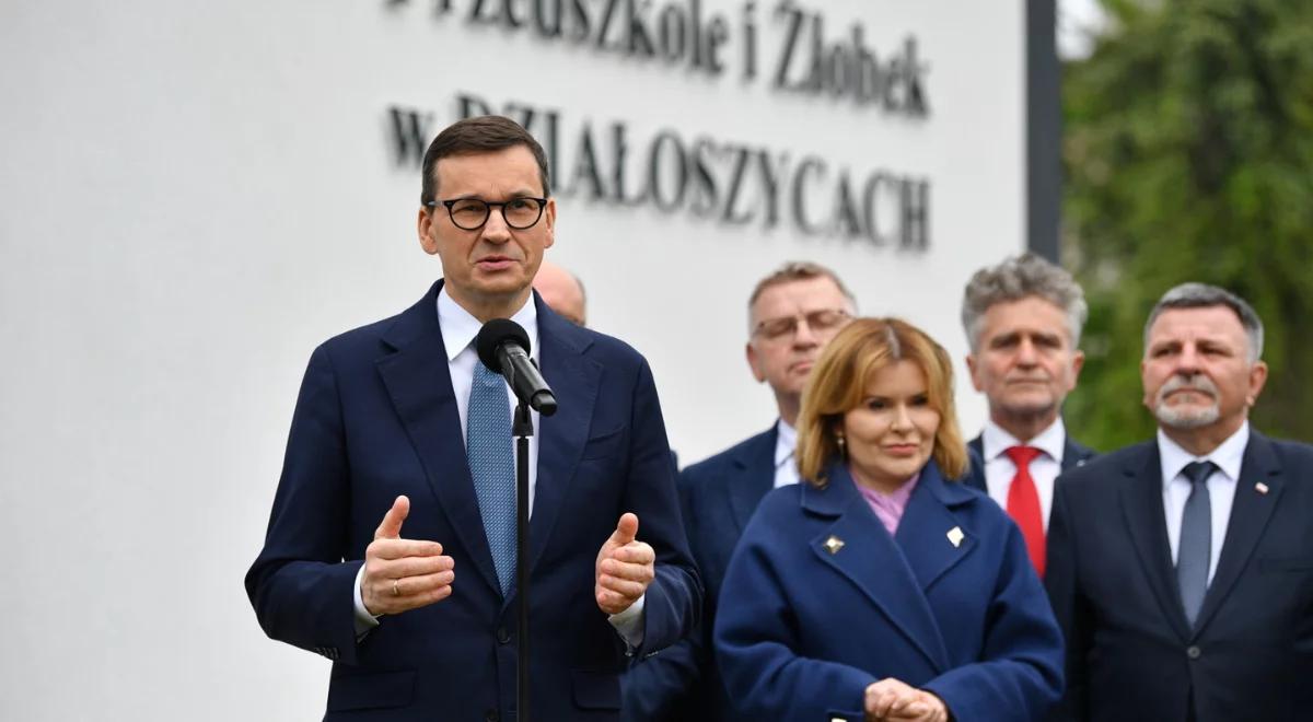 Premier: zwiększyliśmy liczbę miejsc opieki żłobkowej z ok. 80 tys. do 230 tys.