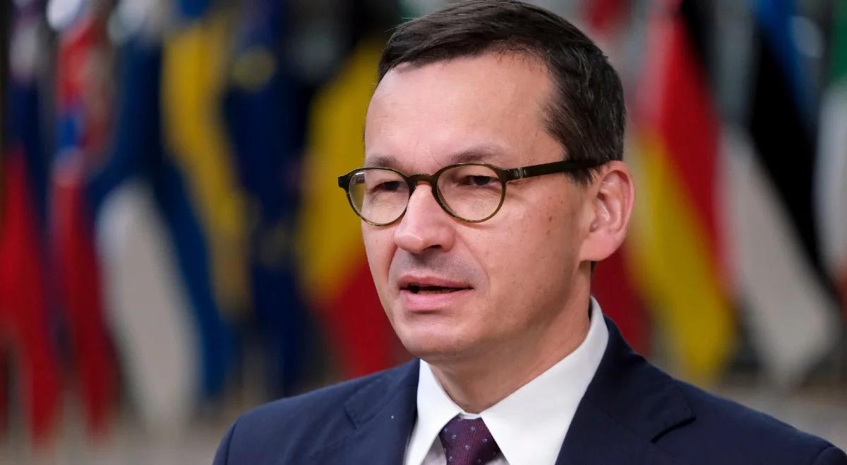 Premier Mateusz Morawiecki: Nord Stream 2 rozbija solidarność Unii Europejskiej