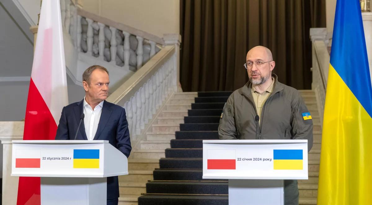 Protesty rolników na granicy. Premier Donald Tusk rozmawiał z szefem ukraińskiego rządu