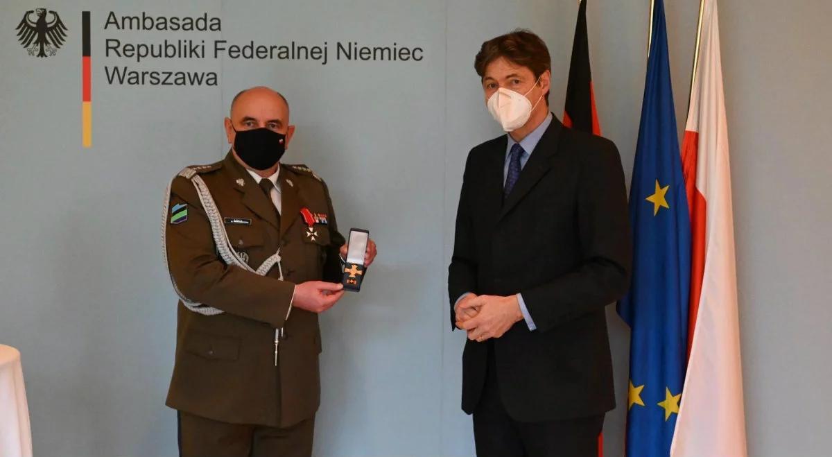 Krzyż Honoru Bundeswehry dla gen. Jarosława Miki. Odznaczenie wręczył ambasador Niemiec