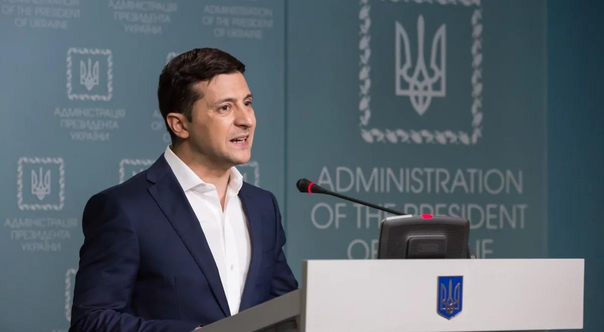 Prezydent Zełenski: powrót Rosji do G7 po zwrocie Krymu