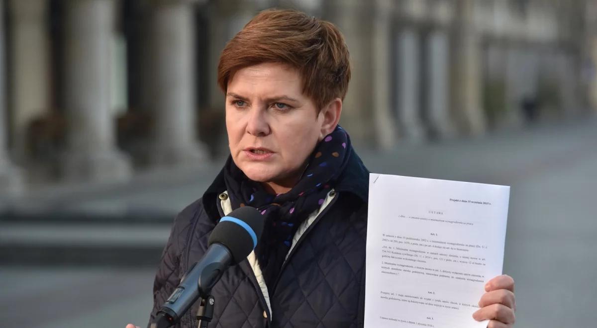 Trwa wyborcza walka o minimalną stawkę godzinową: do Sejmu trafił projekt PiS. Kidawa-Błońska: 12 zł za godzinę nie w tej kadencji