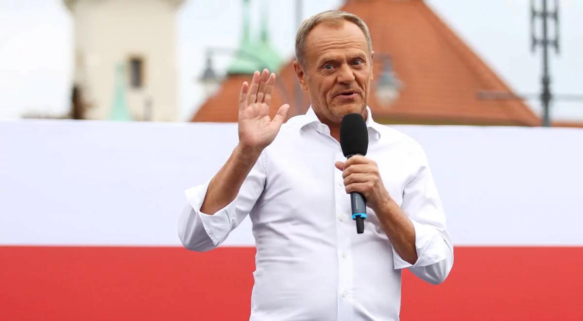 "Tusk gra na siebie". Sachajko o listach wyborczych opozycji