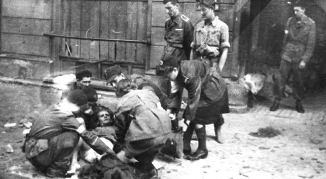 Powstanie Warszawskie. 13 września 1944. Niemcy wysadzają most Poniatowskiego