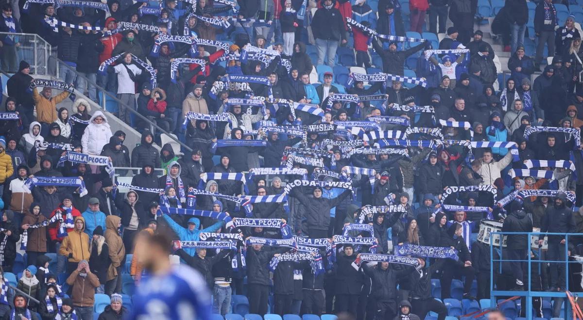 1. liga. Wisła Płock wydała oświadczenie po kibicowskim skandalu. "Trybuna zamknięta do końca roku"