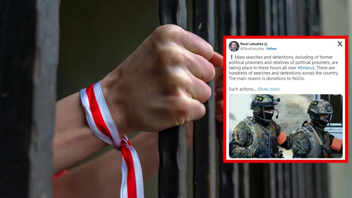 Białoruskie KGB znów w akcji. Łatuszka bije na alarm: trwają masowe przeszukania i zatrzymania