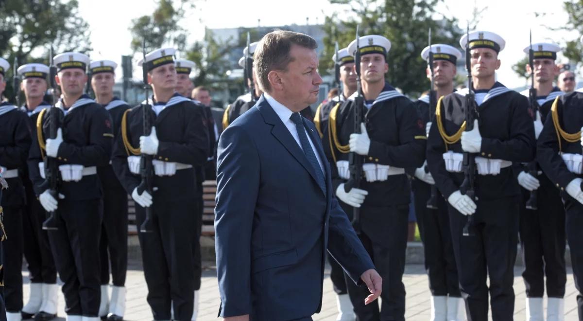 Szef MON do marynarzy: pamiętajcie o postawie okazanej 79 lat temu na Westerplatte